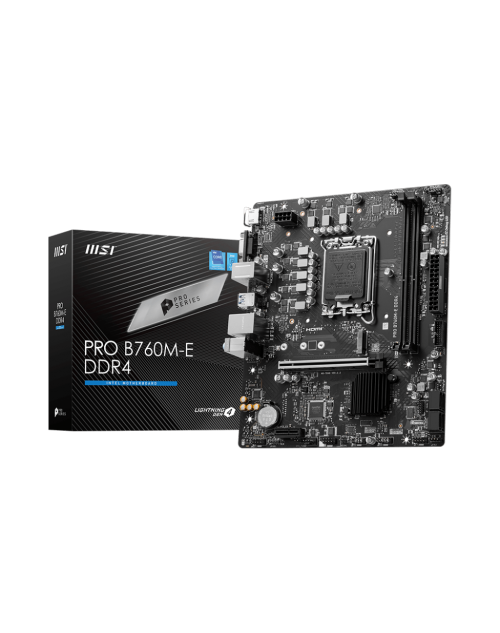 MSI Pro B760M-E DDR4 Motherboard